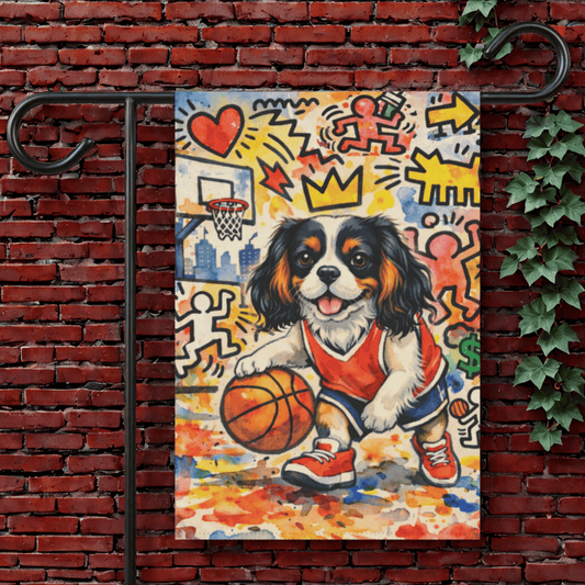 Personalized Cavalier Basketball Yard Flag 12'' × 18''
