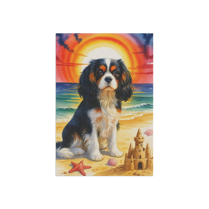 Tricolor Cavalier Beach Garden Flag