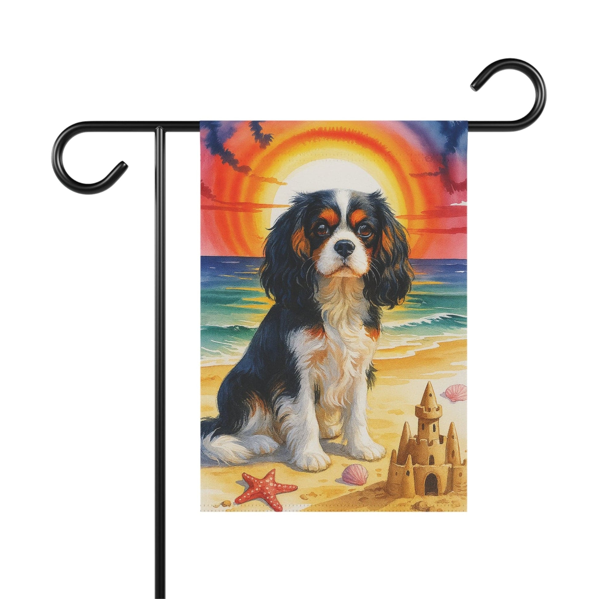 Tricolor Cavalier Beach Garden Flag