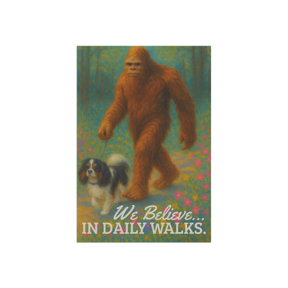 Tricolor Cavalier Bigfoot Garden Flag