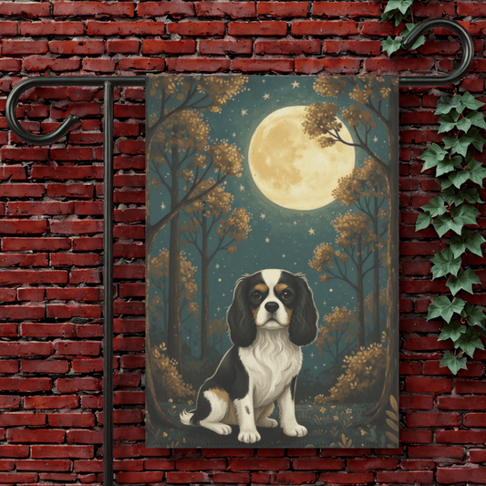 Personalized Cavalie Nighttime Garden Yard Flag 12'' × 18''