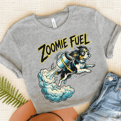 Personalized Cavalier Coffee Zoomies Unisex TShirt Athletic Heather