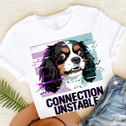 Personalized Cavalier Computer Unisex TShirt White
