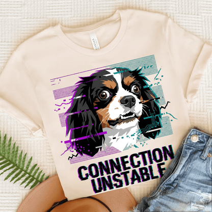 Personalized Cavalier Computer Unisex TShirt Natural