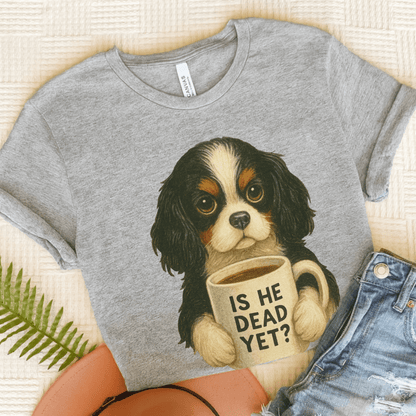 Tricolor Cavalier Dead Yet TShirt Athletic Heather