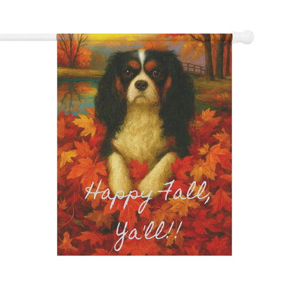 Tricolor Cavalier Fall Ya'll Garden Flag