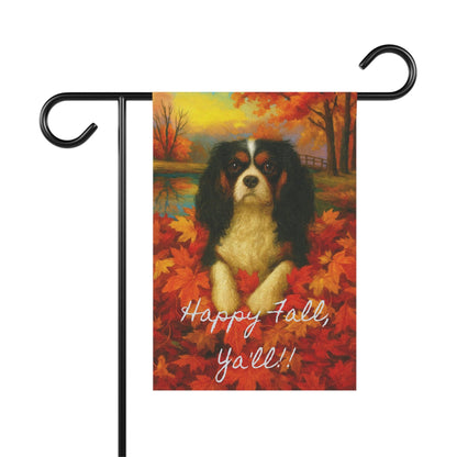 Tricolor Cavalier Fall Ya'll Garden Flag