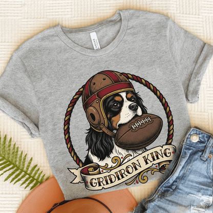 Personalized Cavalier Football Gridiron Unisex TShirt Athletic Heather
