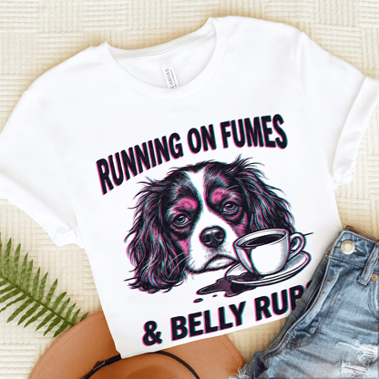 Cavalier Belly Rubs Unisex TShirt White