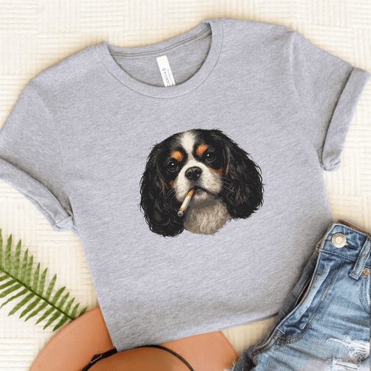 Personalized Cavalier Dramatic Unisex TShirt Athletic Heather