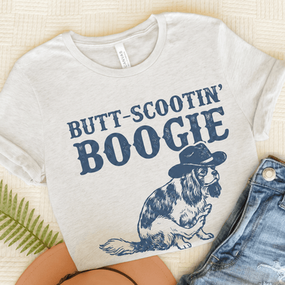 Personalized Cavalier Western Unisex TShirt Ash