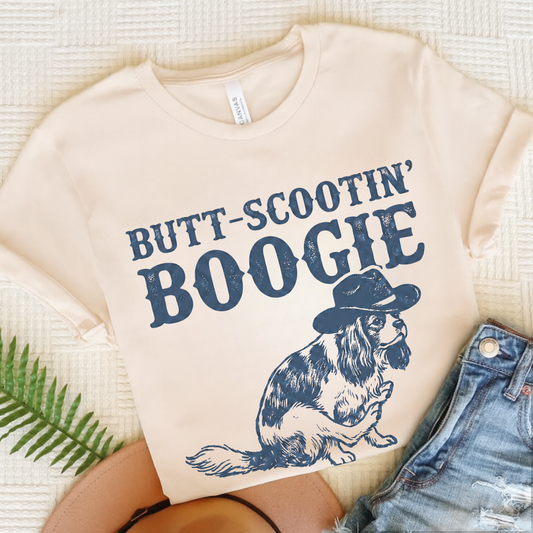 Personalized Cavalier Western Unisex TShirt Natural