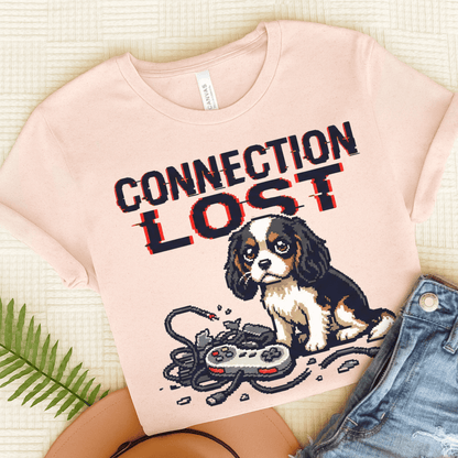 Personalized Cavalier Gamer Unisex TShirt Soft Pink