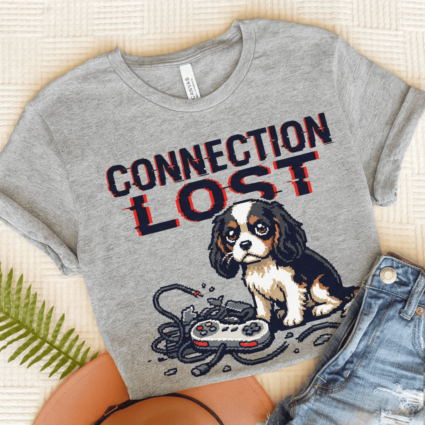 Personalized Cavalier Gamer Unisex TShirt Athletic Heather