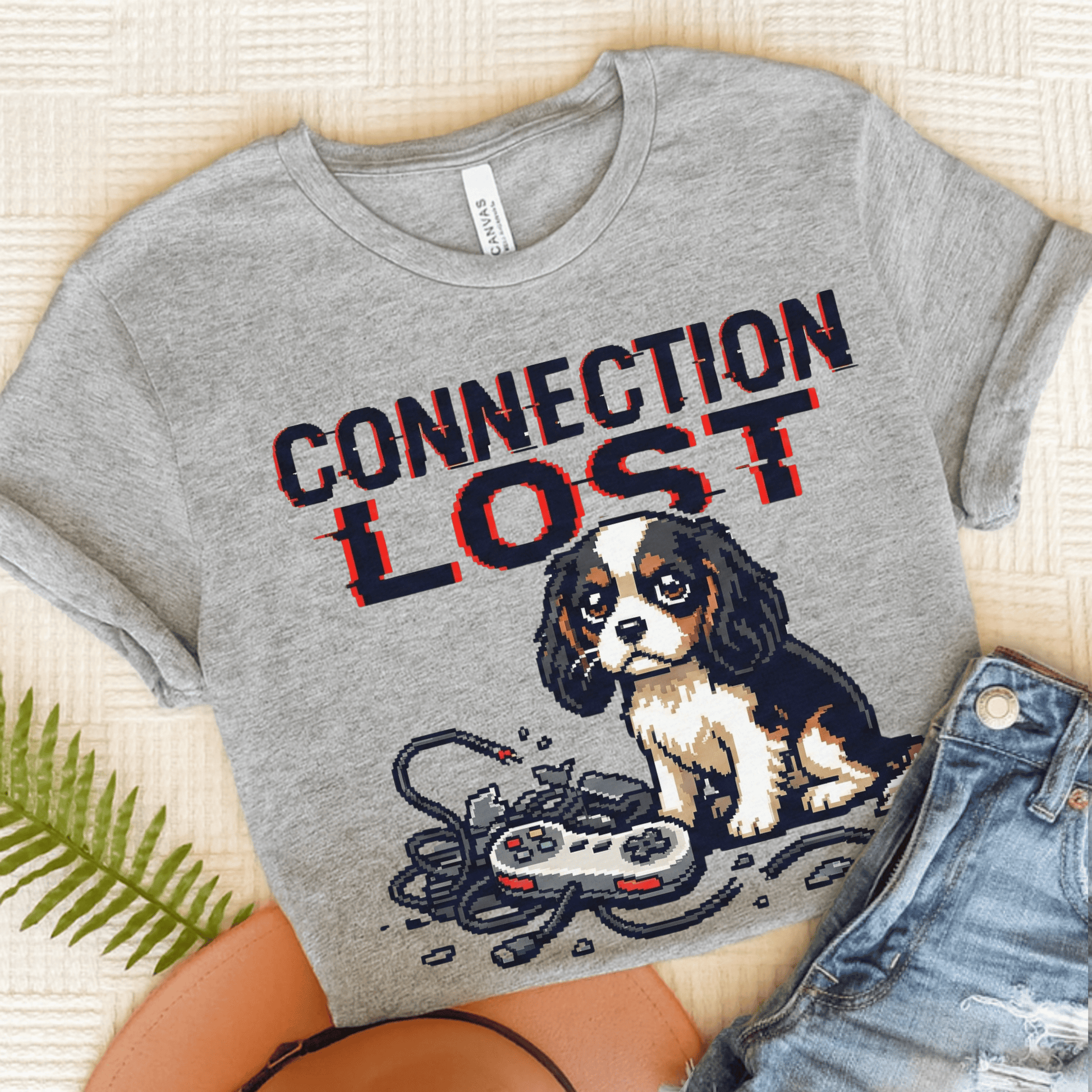 Personalized Cavalier Gamer Unisex TShirt Athletic Heather
