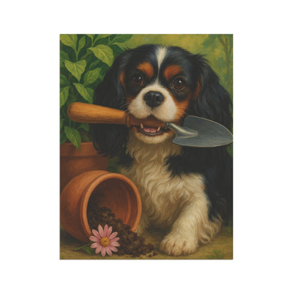 Tricolor Cavalier Gardening Yard Flag