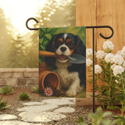 Tricolor Cavalier Gardening Yard Flag