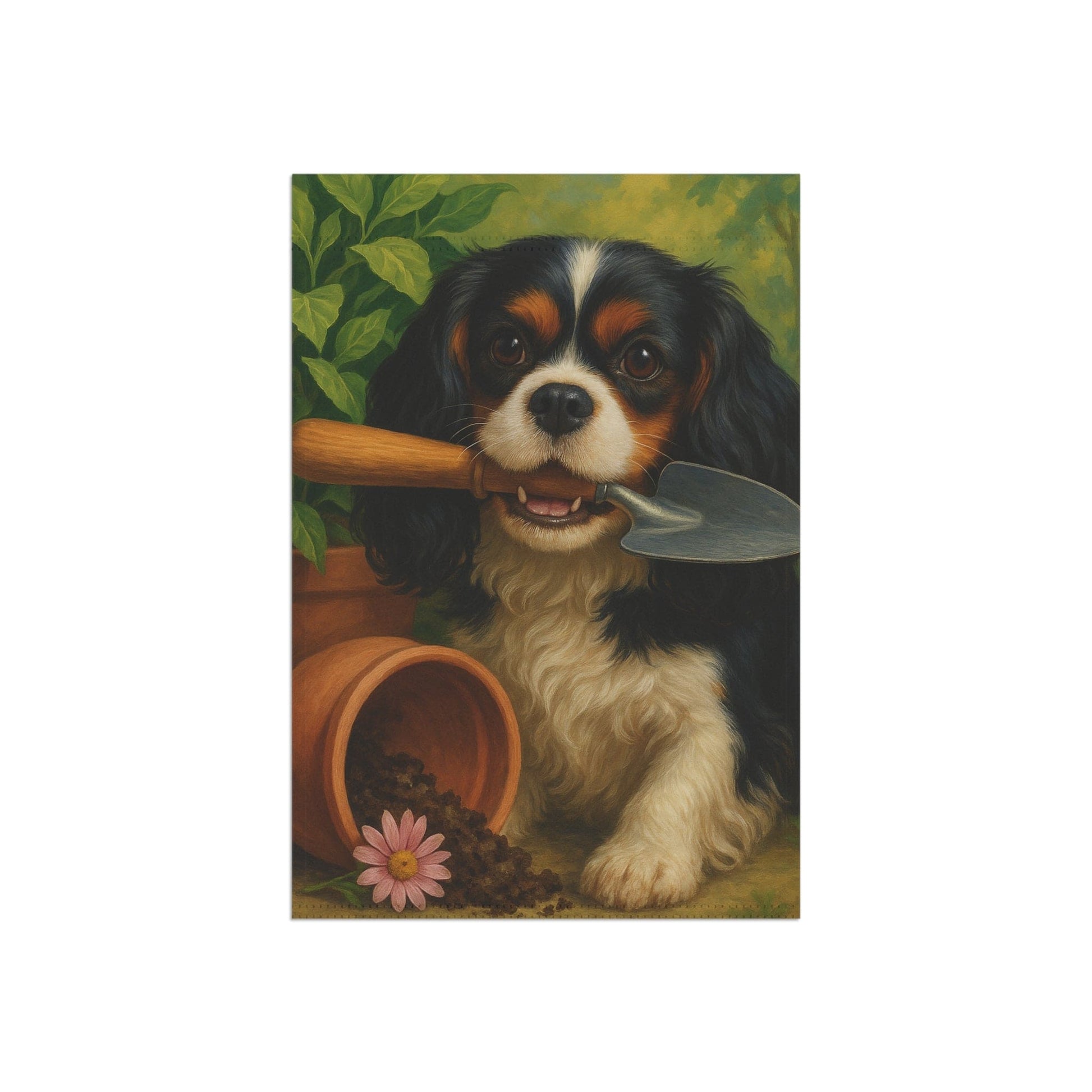 Tricolor Cavalier Gardening Yard Flag