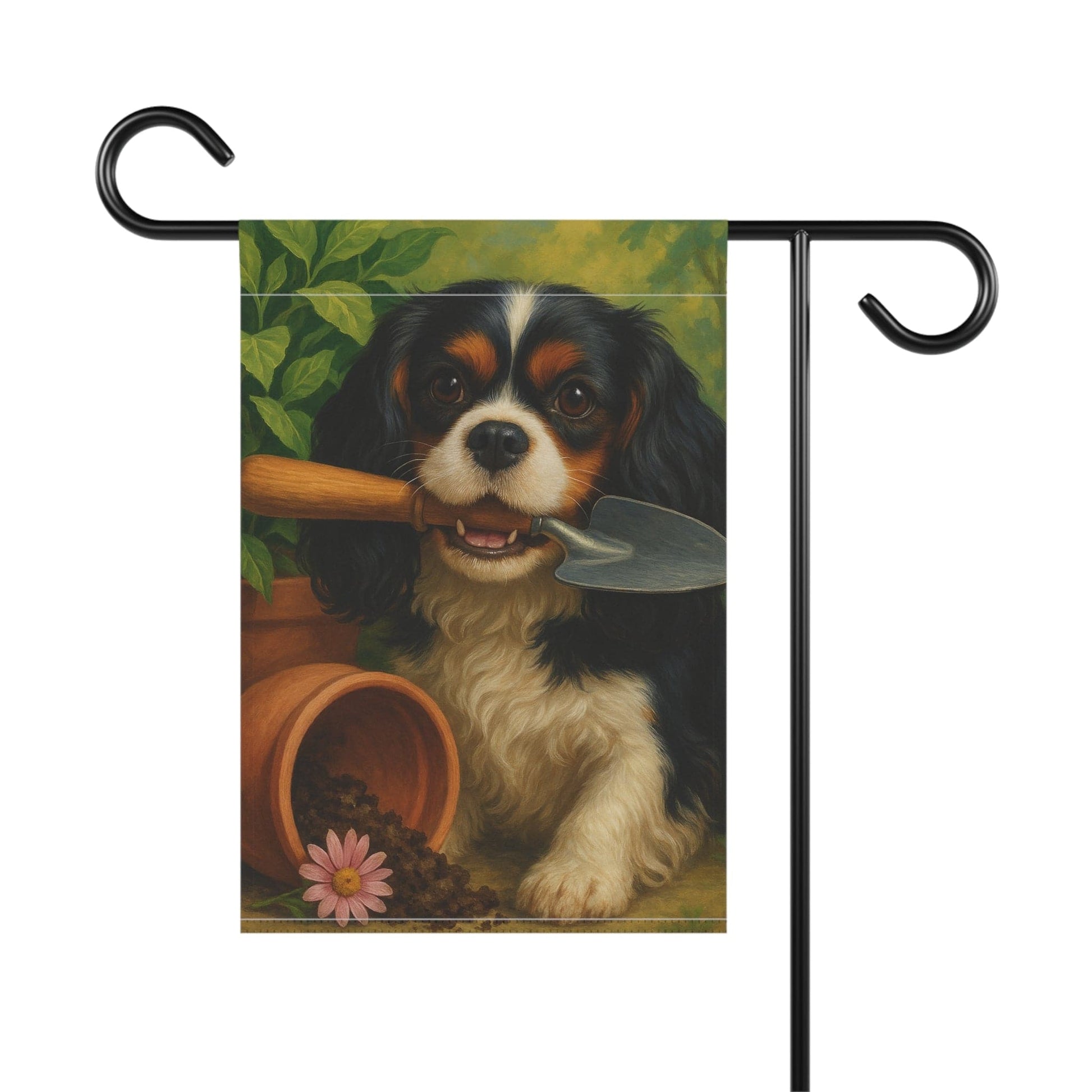 Tricolor Cavalier Gardening Yard Flag