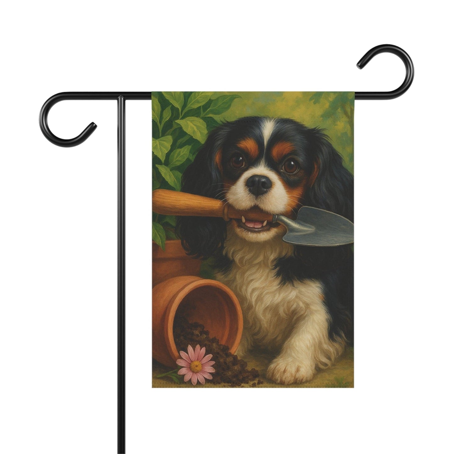 Tricolor Cavalier Gardening Yard Flag