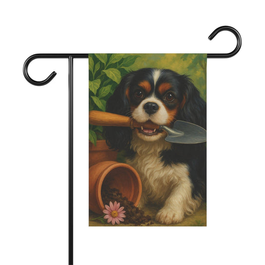 Tricolor Cavalier Gardening Yard Flag