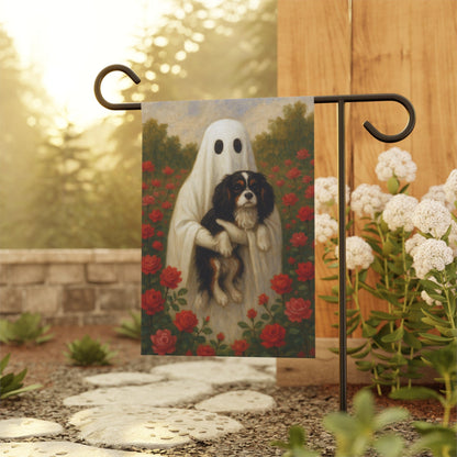 Tricolor Cavalier Ghostie Garden Flag