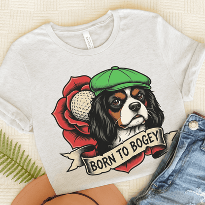 Personalized Cavalier Golf Club Unisex TShirt Ash