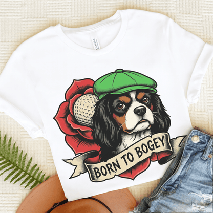 Personalized Cavalier Golf Club Unisex TShirt White