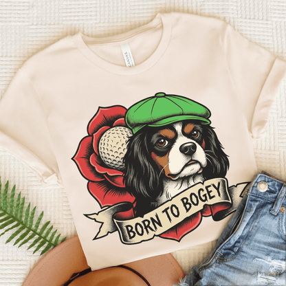 Personalized Cavalier Golf Club Unisex TShirt Natural