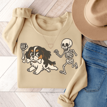 Tricolor Cavalier Grave Robber Sweatshirt Sand