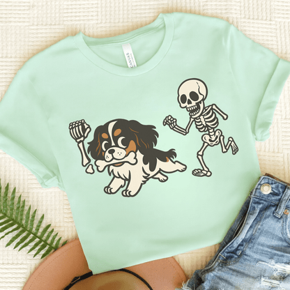 Tricolor Cavalier Grave Robber TShirt Heather Mint