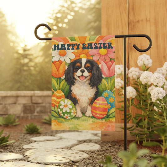 Personalized Cavalier Hippie Garden Yard Flag