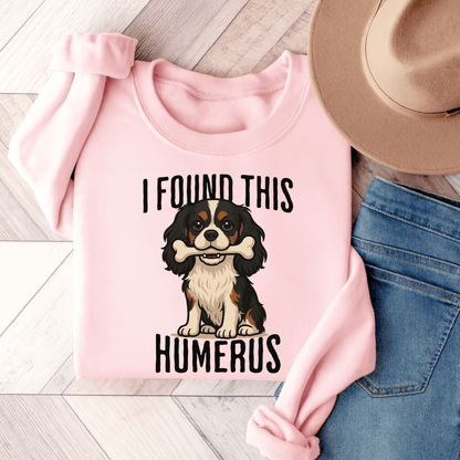 Tricolor Cavalier Humerus Sweatshirt Light Pink