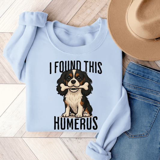 Tricolor Cavalier Humerus Sweatshirt Light Blue