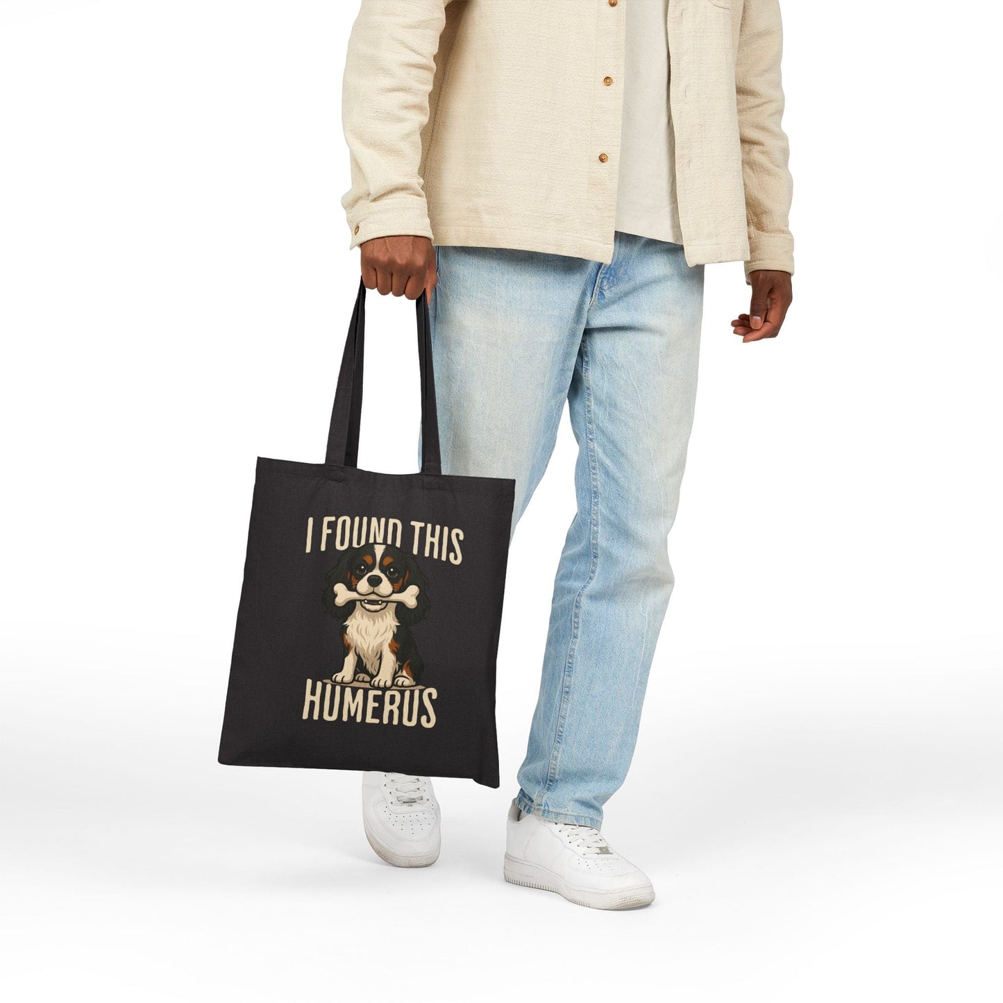 Tricolor Cavalier Humerus Tote Bag