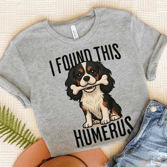 Tricolor Cavalier Humerus Tshirt Athletic Heather