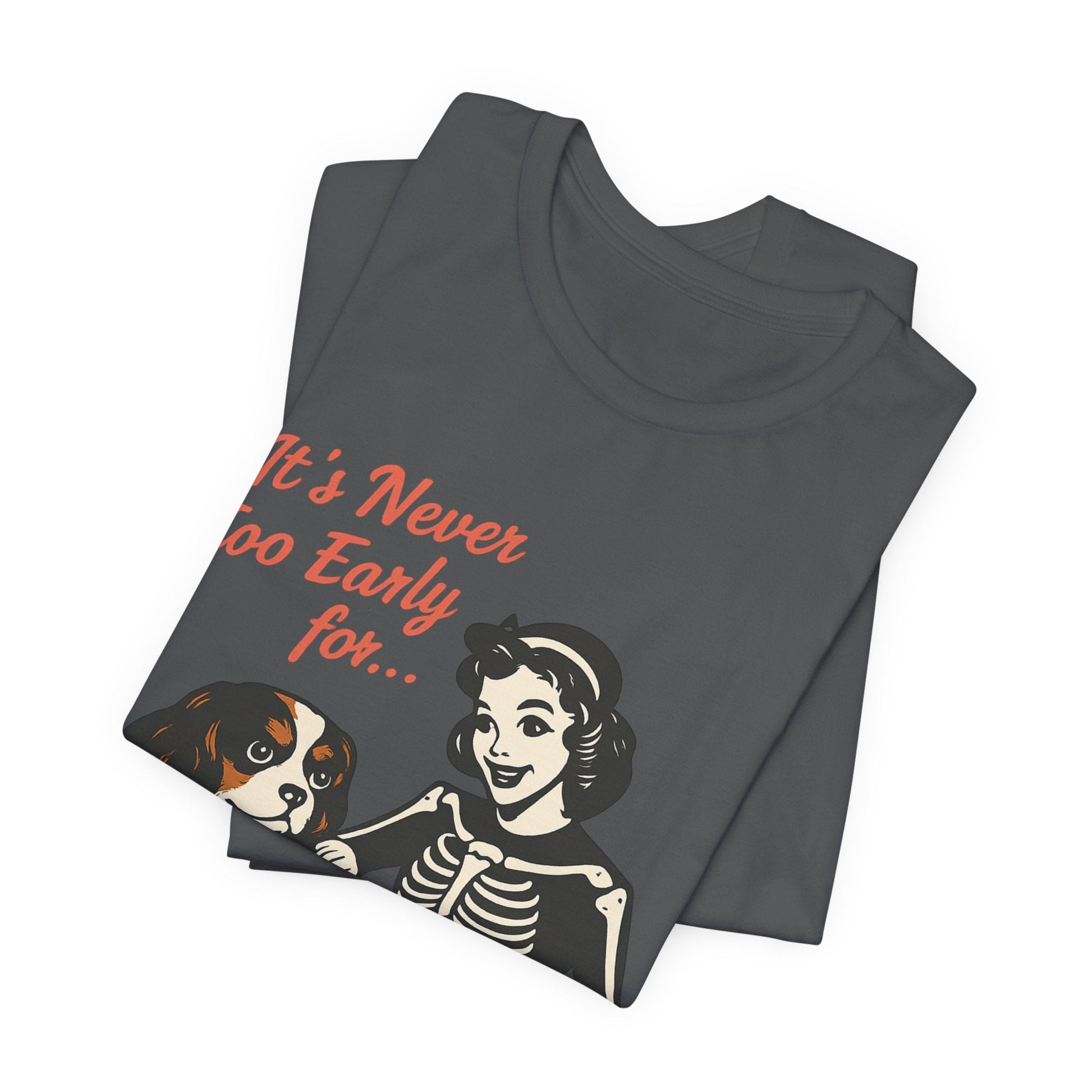 Printify T-Shirt Tricolor Cavalier King Charles Early Halloween TShirt