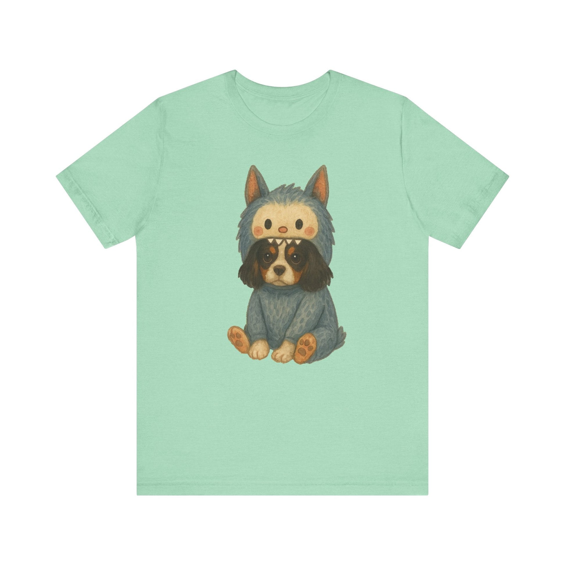 Printify T-Shirt Tricolor Cavalier King Charles Little Monster TShirt