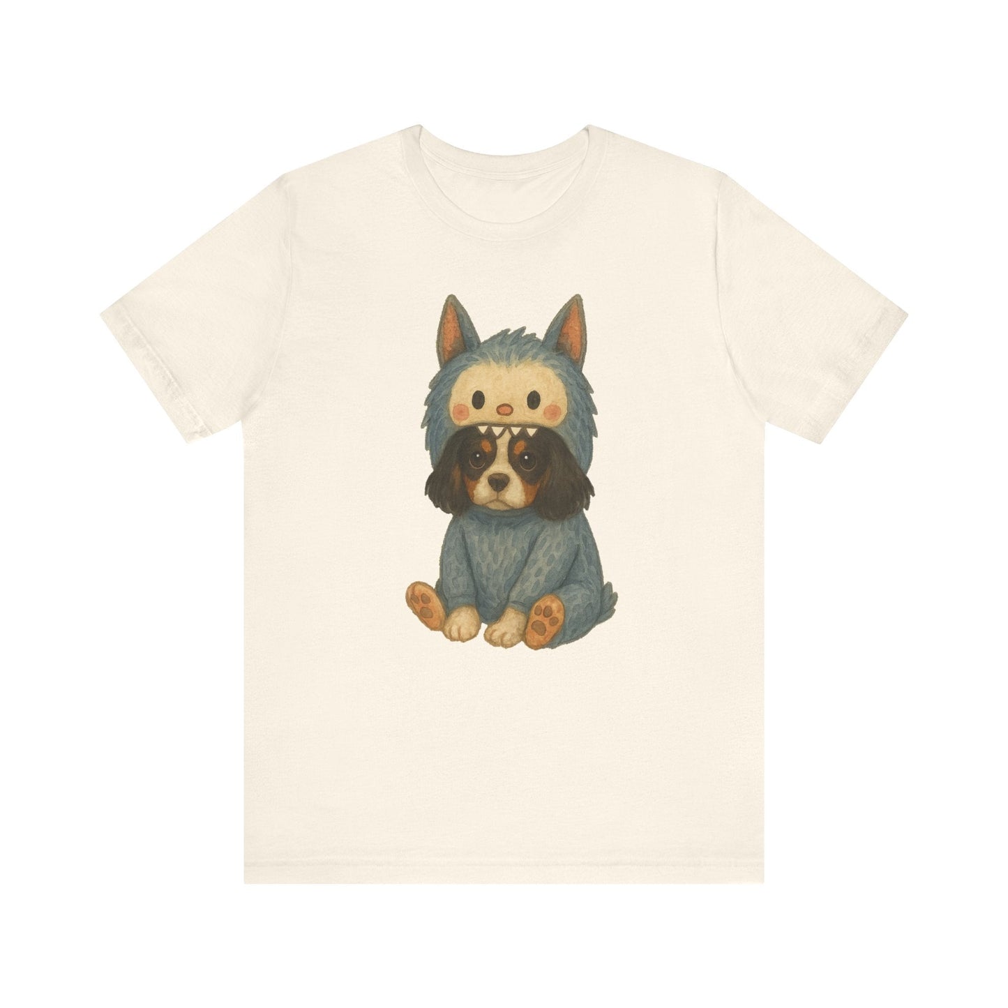 Printify T-Shirt Tricolor Cavalier King Charles Little Monster TShirt