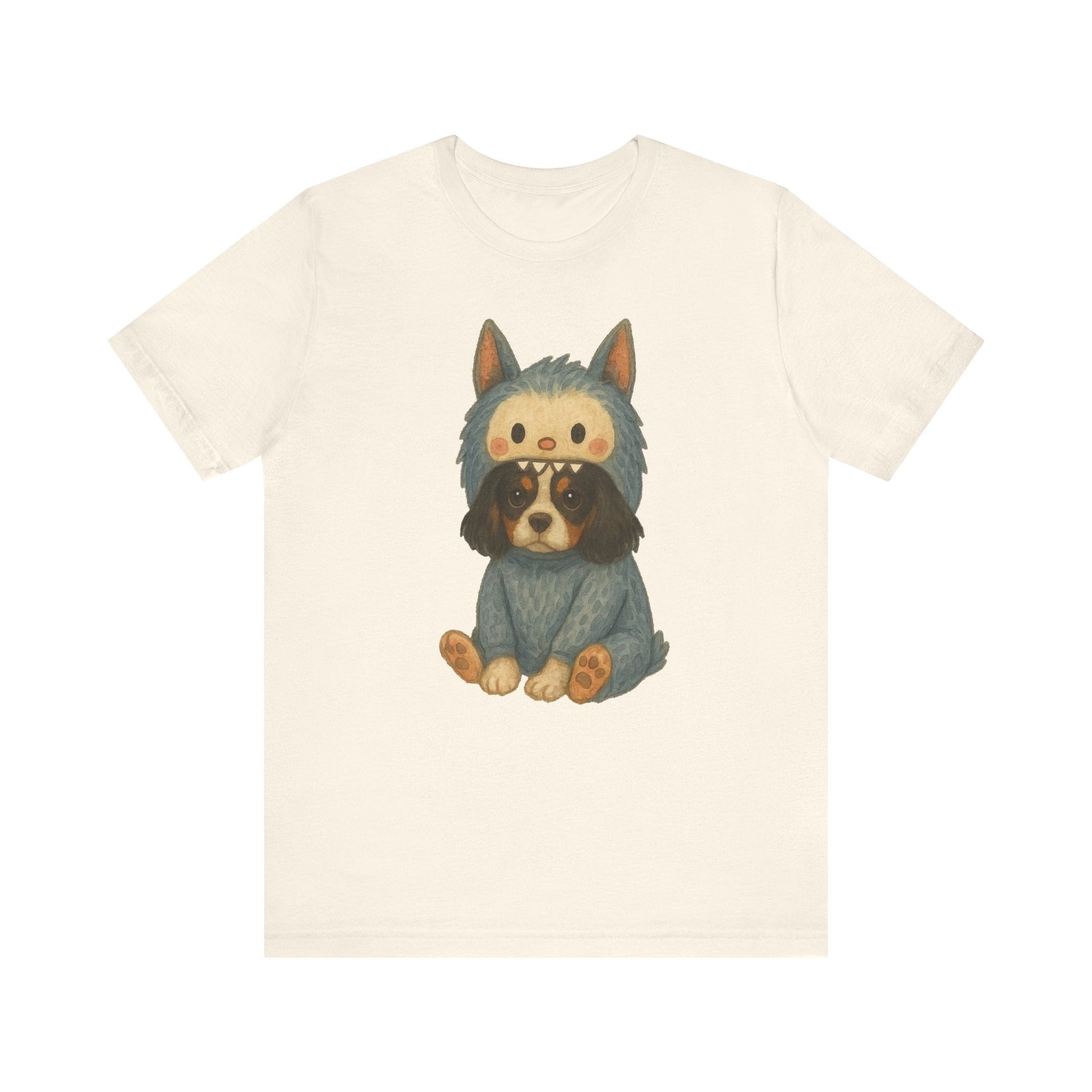 Printify T-Shirt Tricolor Cavalier King Charles Little Monster TShirt