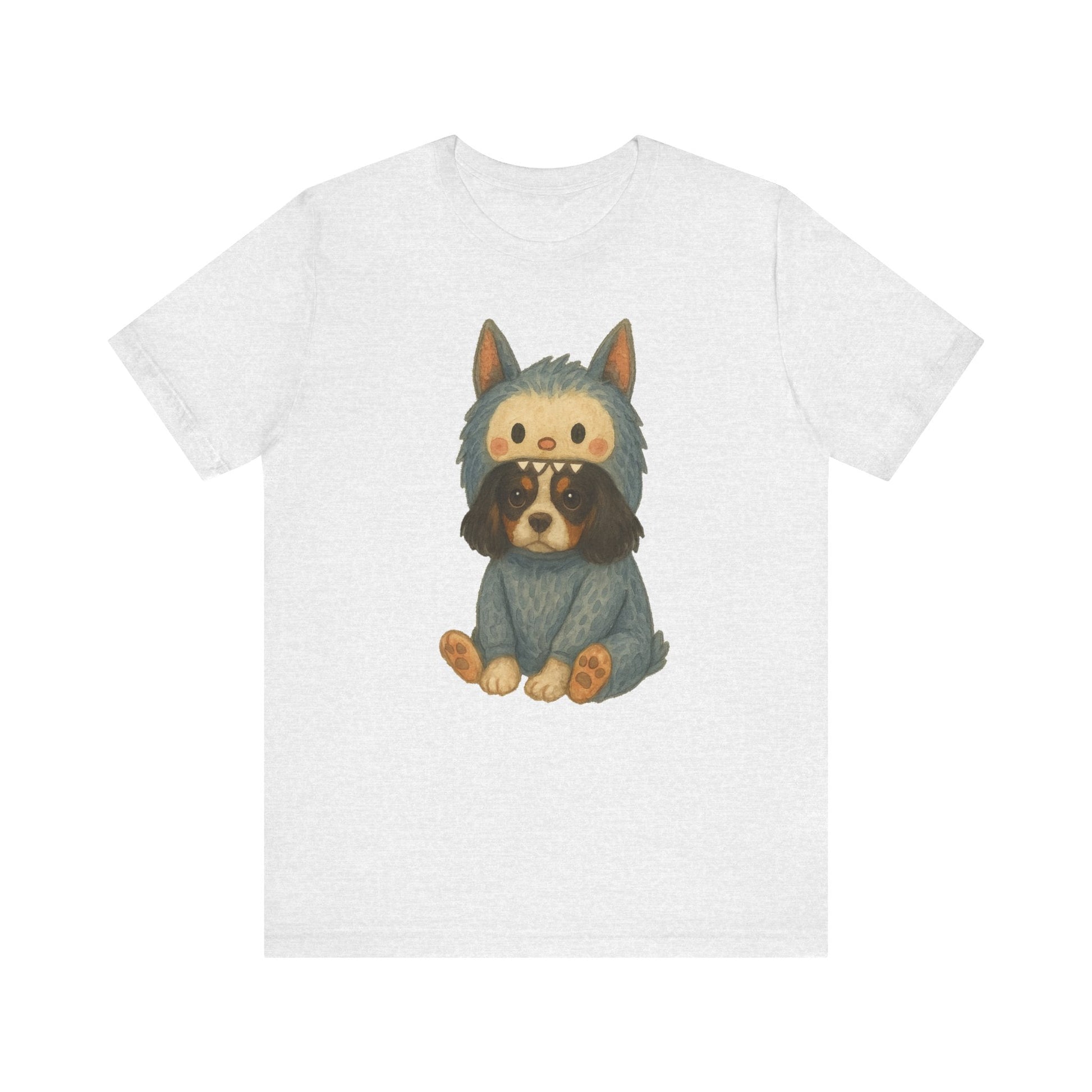 Printify T-Shirt Tricolor Cavalier King Charles Little Monster TShirt