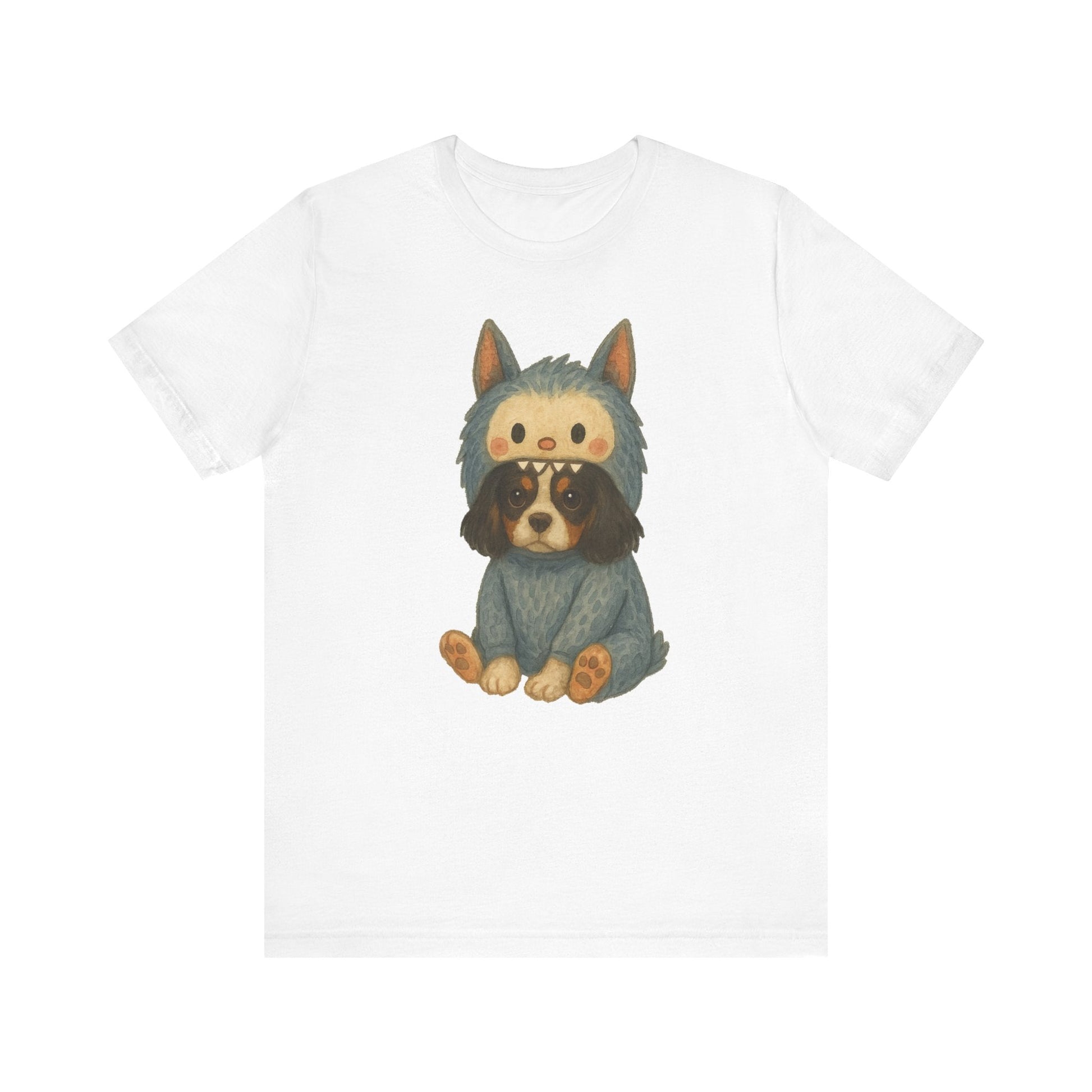 Printify T-Shirt Tricolor Cavalier King Charles Little Monster TShirt