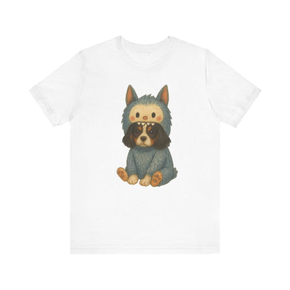 Printify T-Shirt Tricolor Cavalier King Charles Little Monster TShirt