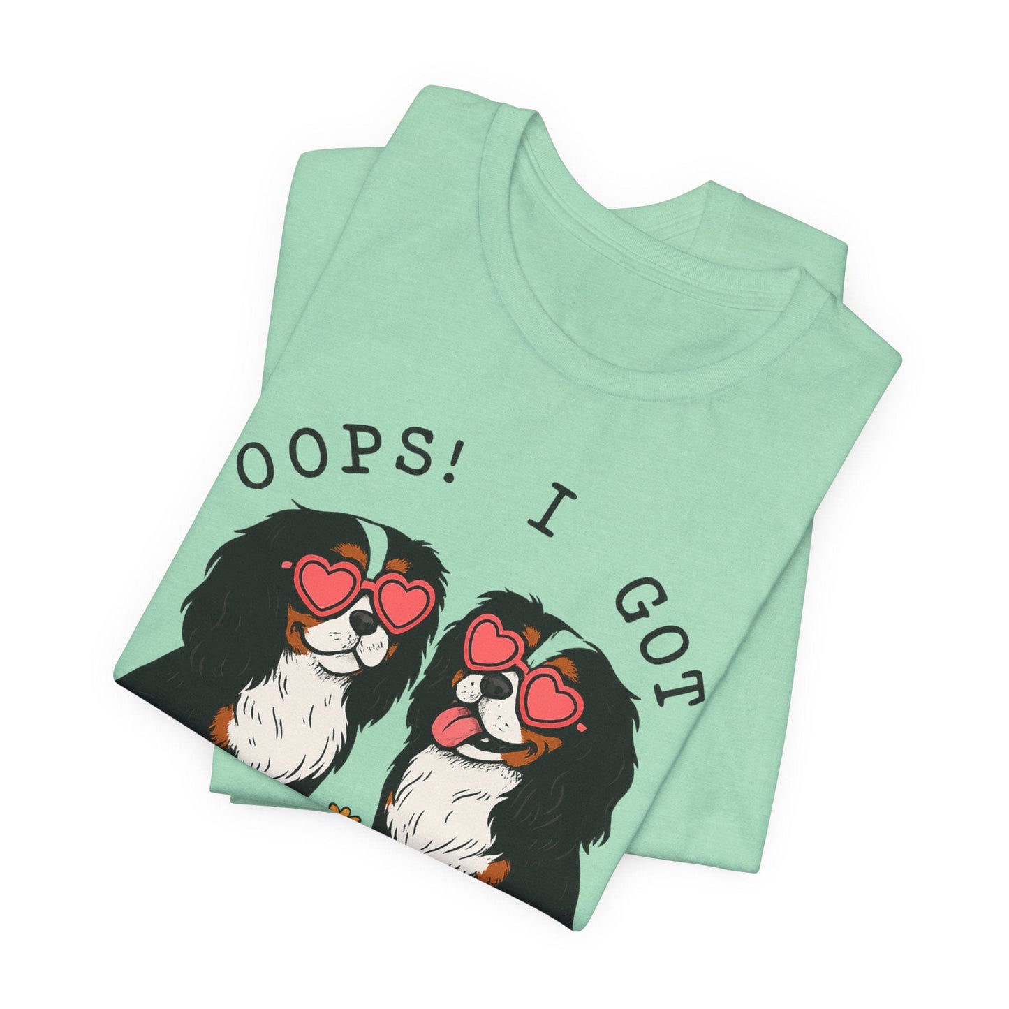 Printify T-Shirt Tricolor Cavalier King Charles Oops TShirt