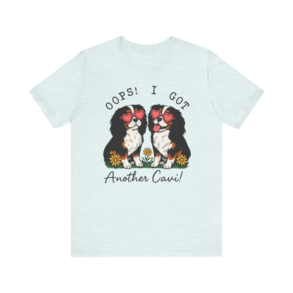 Printify T-Shirt Tricolor Cavalier King Charles Oops TShirt