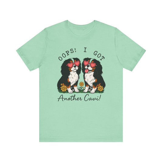 Printify T-Shirt Tricolor Cavalier King Charles Oops TShirt