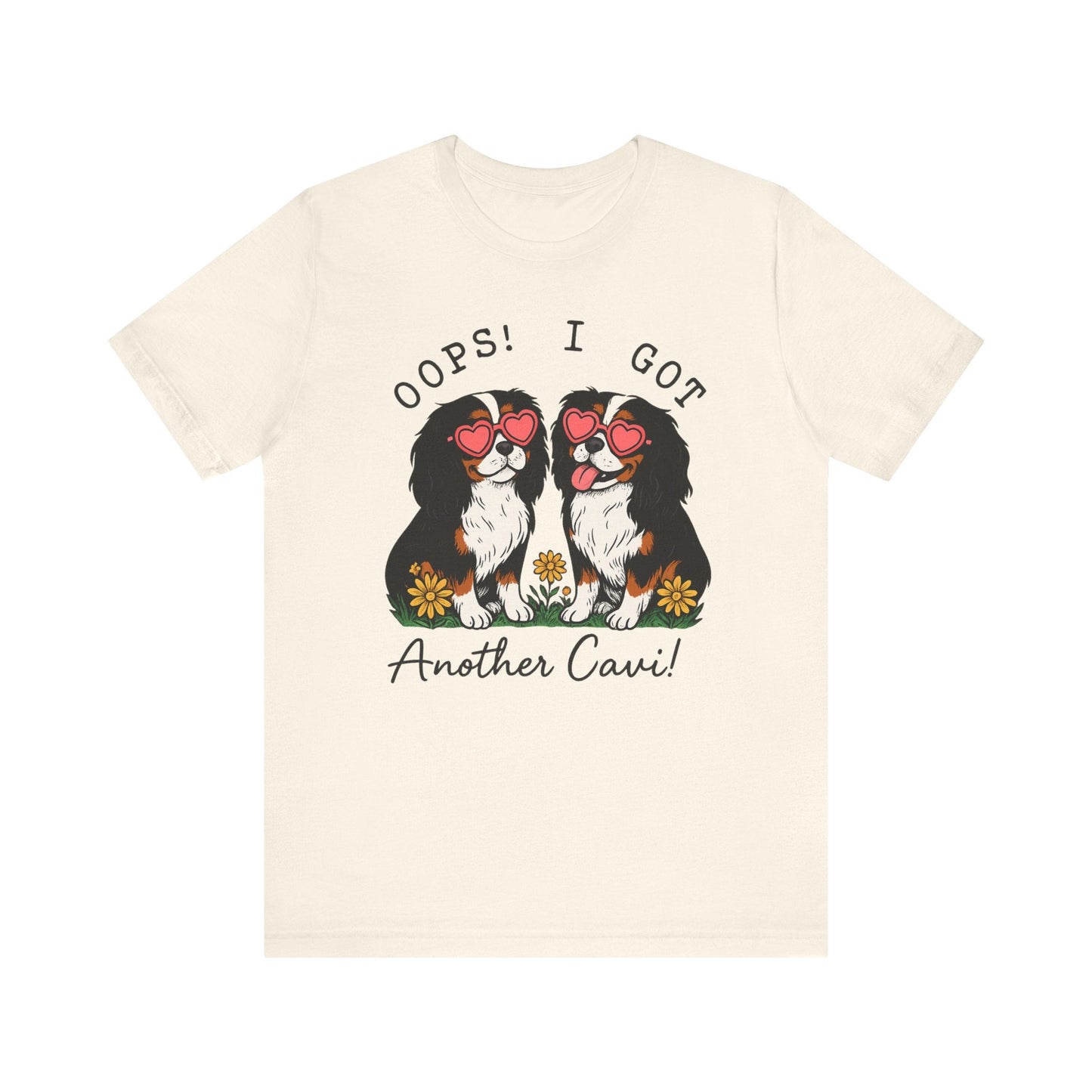 Printify T-Shirt Tricolor Cavalier King Charles Oops TShirt