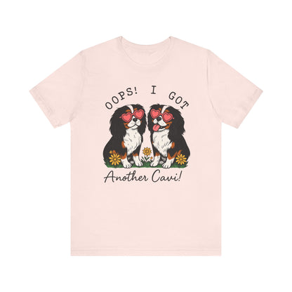 Printify T-Shirt Tricolor Cavalier King Charles Oops TShirt