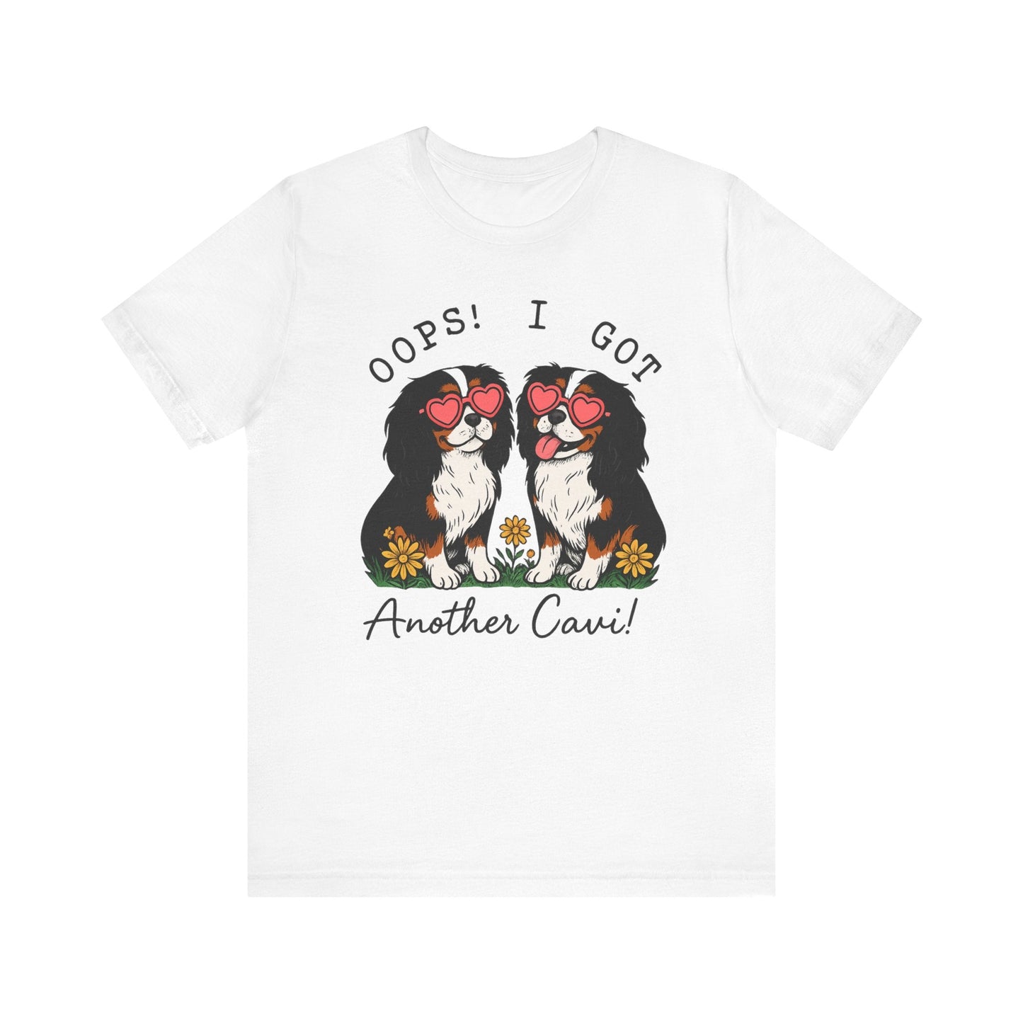 Printify T-Shirt Tricolor Cavalier King Charles Oops TShirt