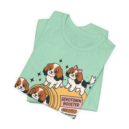 Tricolor Cavalier King Charles Serotonin Tee